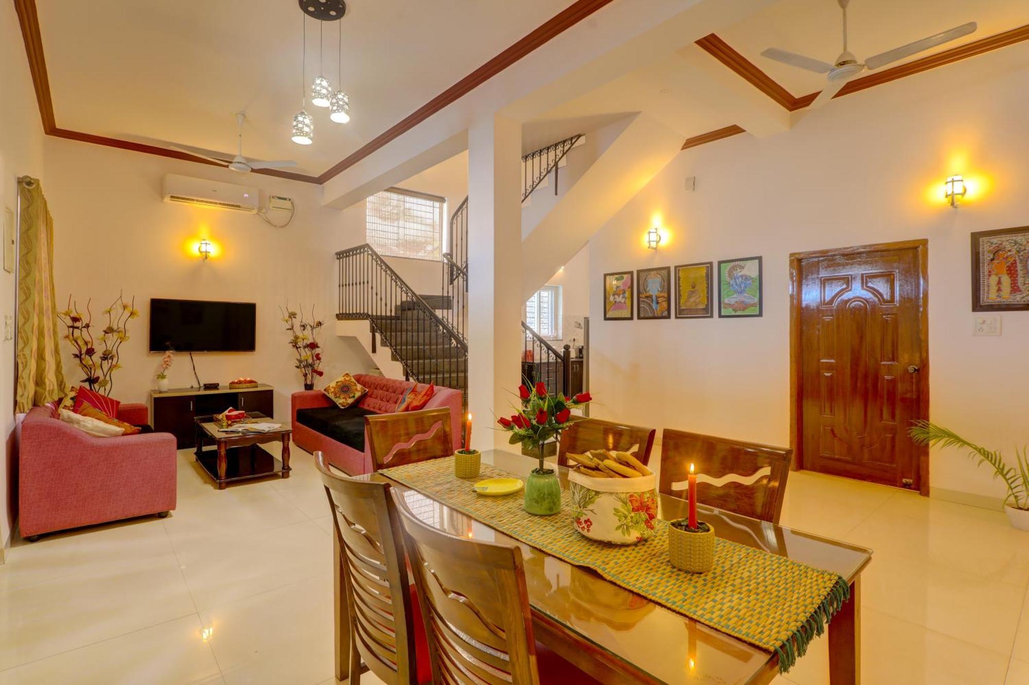 Jaqk Holidays - 9Bhk Villa For Big Groups, Private Pool-Wifi-Cartaker-Parking, North Goa Baga Kültér fotó