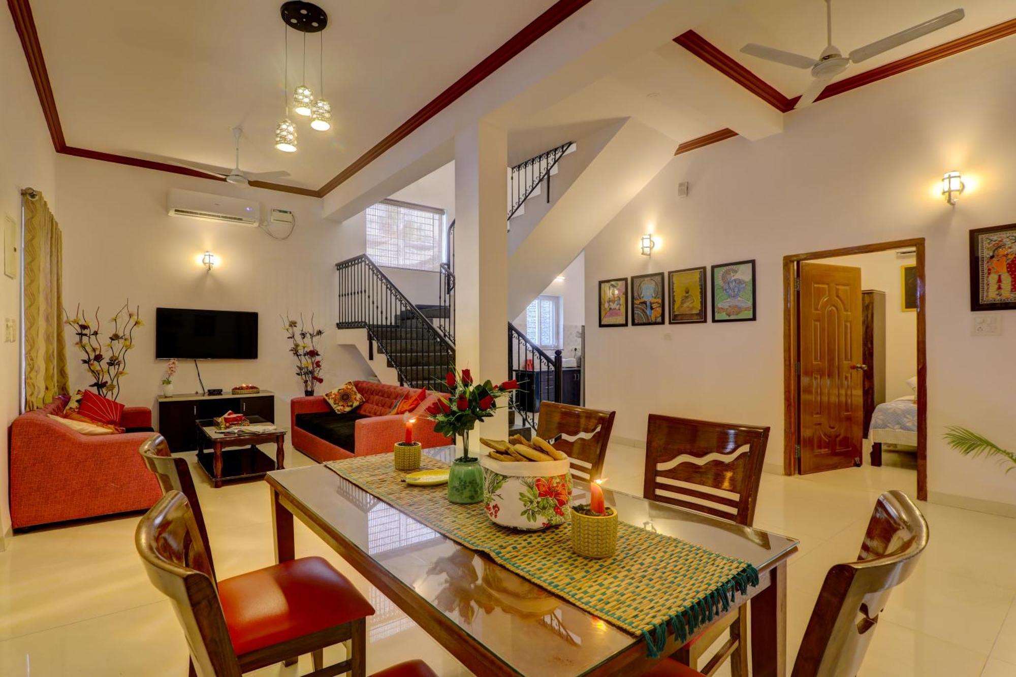 Jaqk Holidays - 9Bhk Villa For Big Groups, Private Pool-Wifi-Cartaker-Parking, North Goa Baga Kültér fotó